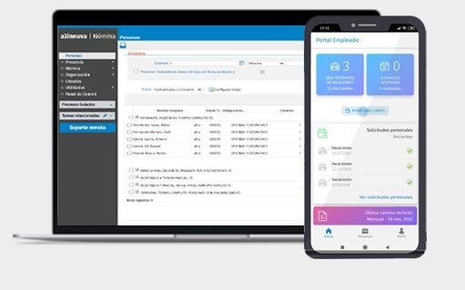 screenshot of a3innuva Nómina